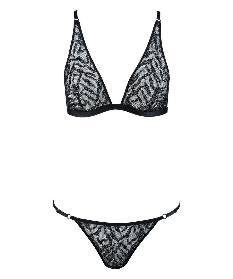 aubade-moonlight-shadow-ensemble-triangle-mini-c-ur-noir-argent image 1