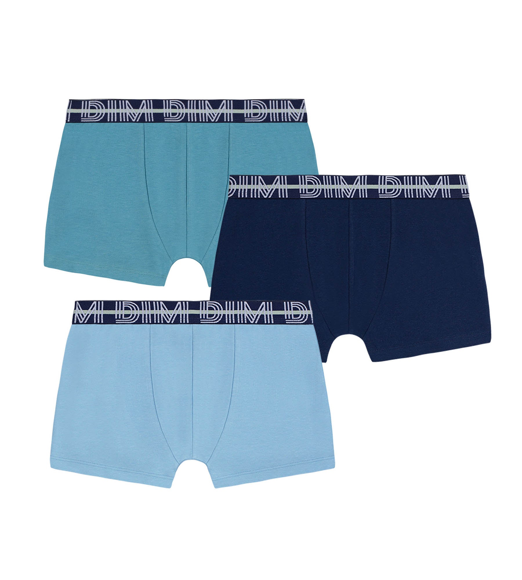 dim-lot-de-3-boxers-gar-on-coton-stretch-kids-adriatique-ecodim image 1