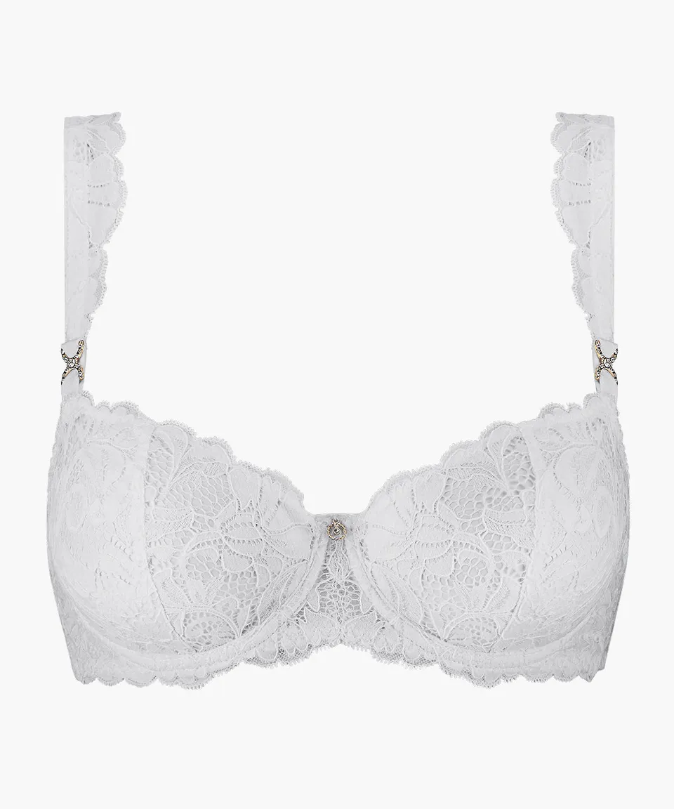 aubade-mon-bijou-soutien-gorge-corbeille-blanc image 1
