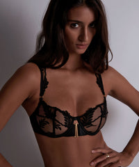 aubade-queen-of-shadow-soutien-gorge-demi-bonnet-noir-absolu-jusqu-au-e image 6