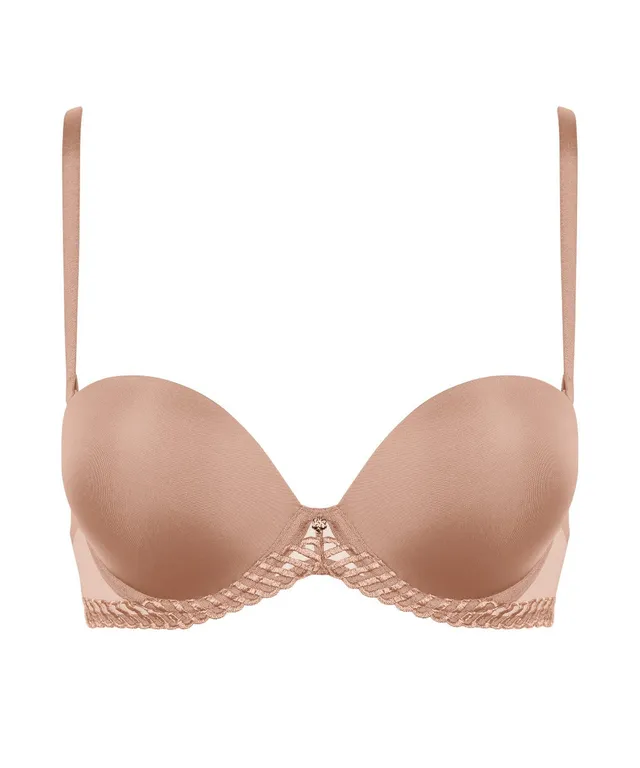 aubade-sheer-emotion-bandeau-plunge-moul-sand image 1