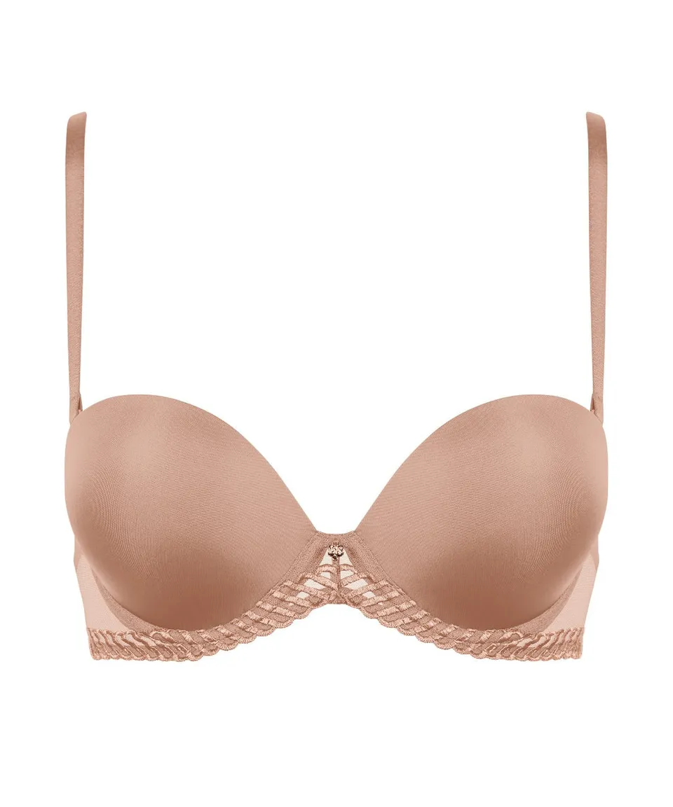 aubade-sheer-emotion-full-cup-moulded-bandeau-sand image 1