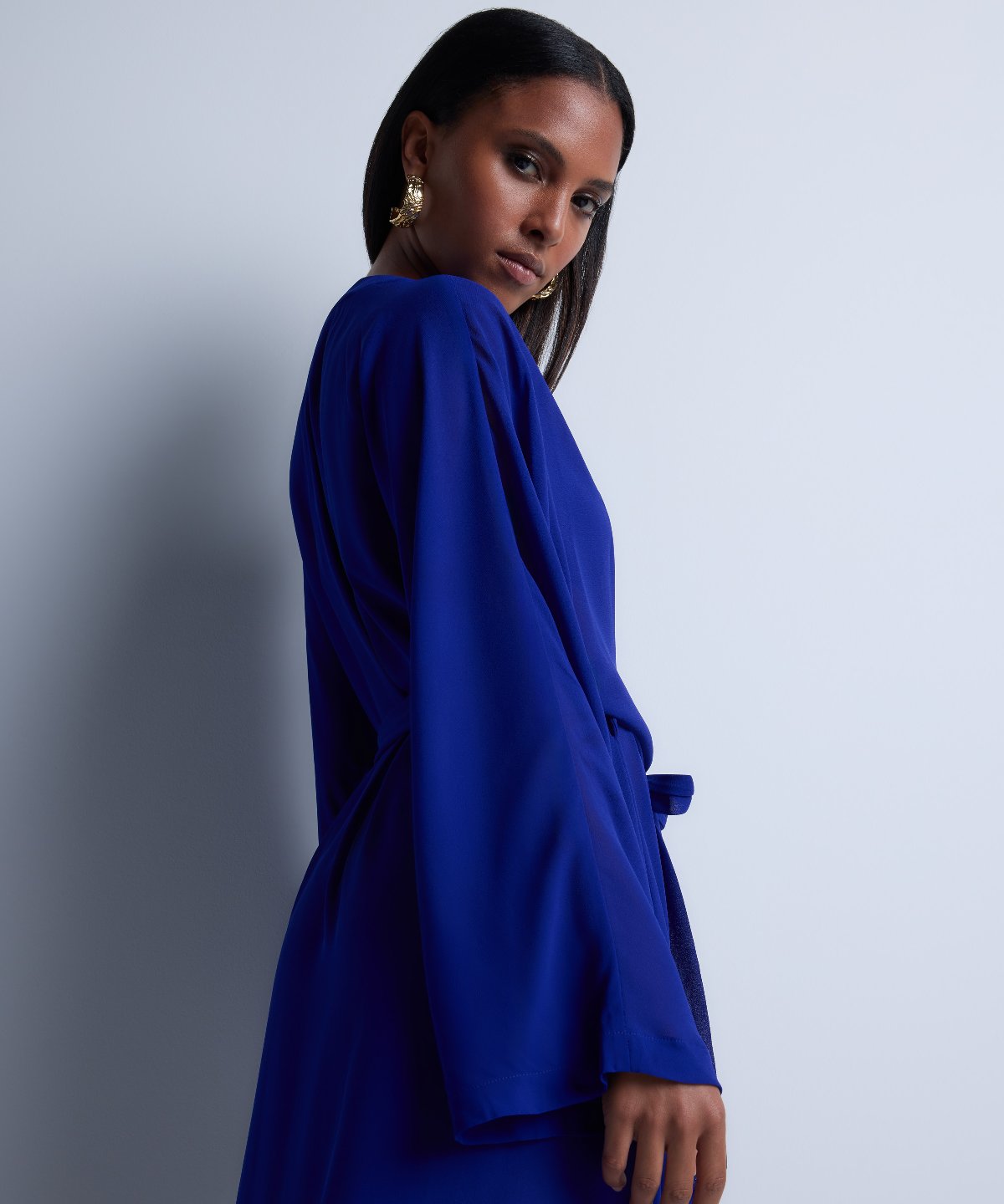 aubade-beach-walk-kimono-long-bleu-ultramarine image 6